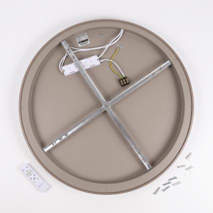 BRILAGI - LED Stmívatelné stropní svítidlo FALCON II LED/108W/230V 3000-6500K pr. 80 cm béžová + dálkové ovládání