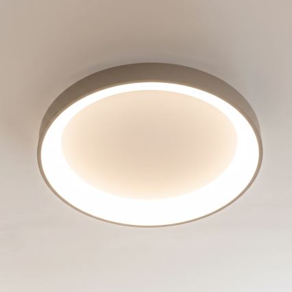 BRILAGI - LED Stmívatelné stropní svítidlo FALCON II LED/99W/230V 3000-6500K pr. 60 cm bílá/béžová + dálkové ovládání