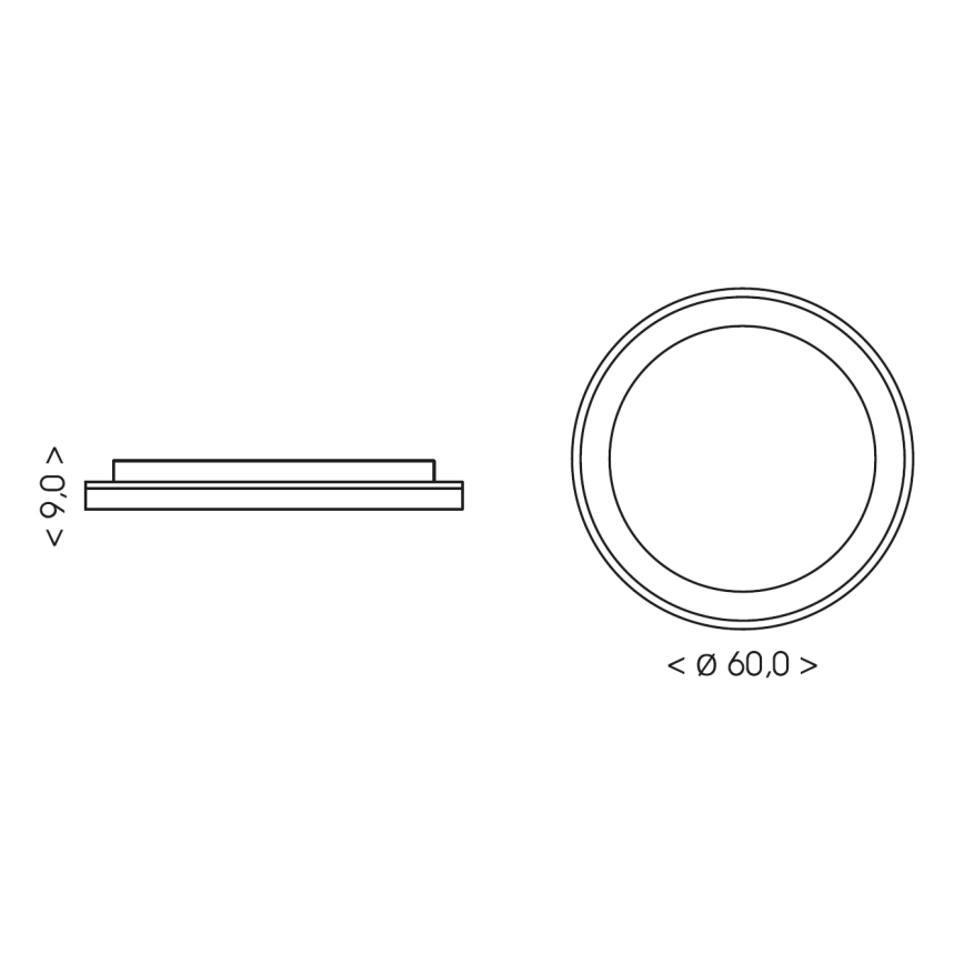 BRILAGI - LED Stmívatelné stropní svítidlo FALCON II LED/99W/230V 3000-6500K pr. 60 cm bílá/béžová + dálkové ovládání