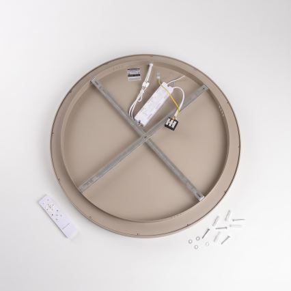 BRILAGI - LED Stmívatelné stropní svítidlo FALCON II LED/99W/230V 3000-6500K pr. 60 cm béžová + dálkové ovládání