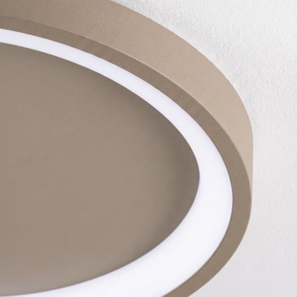 BRILAGI - LED Stmívatelné stropní svítidlo FALCON SLIM LED/42W/230V 3000-6500K pr. 50 cm béžová + dálkové ovládání