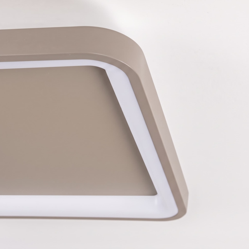 BRILAGI - LED Stmívatelné stropní svítidlo FALCON SLIM LED/50W/230V 3000-6500K 50x50 cm béžová + dálkové ovládání