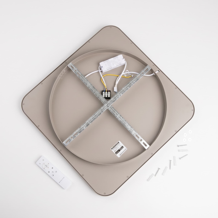 BRILAGI - LED Stmívatelné stropní svítidlo FALCON SLIM LED/50W/230V 3000-6500K 50x50 cm béžová + dálkové ovládání