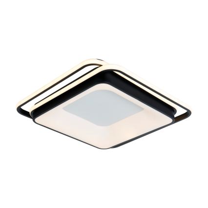 Brilagi - LED Stmívatelné stropní svítidlo FLARE LED/102W/230V 3000-6000K 50x50 cm černá + dálkové ovládání