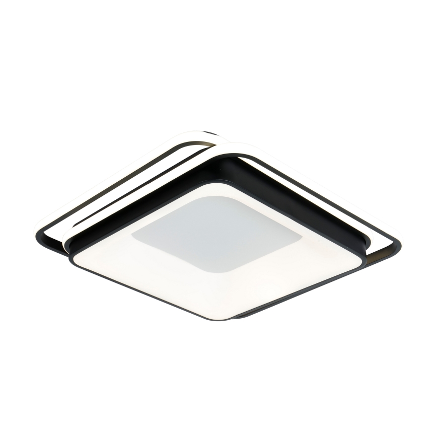 Brilagi - LED Stmívatelné stropní svítidlo FLARE LED/102W/230V 3000-6000K 50x50 cm černá + dálkové ovládání