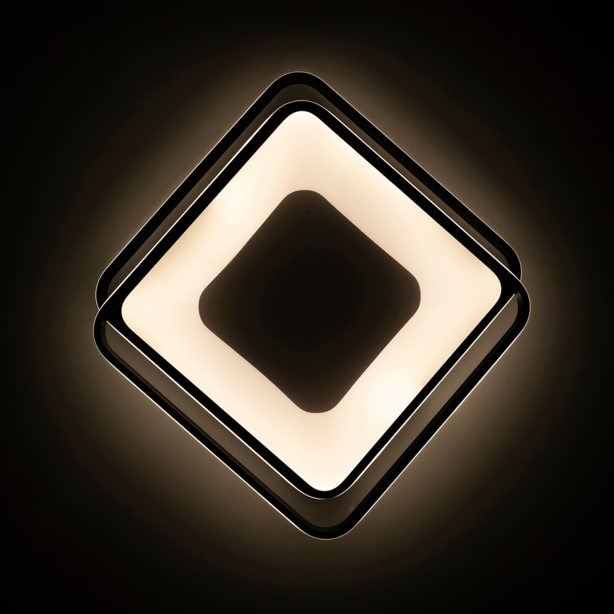 BRILAGI - LED Stmívatelné stropní svítidlo FLARE LED/102W/230V 3000-6000K 50x50 cm černá + dálkové ovládání