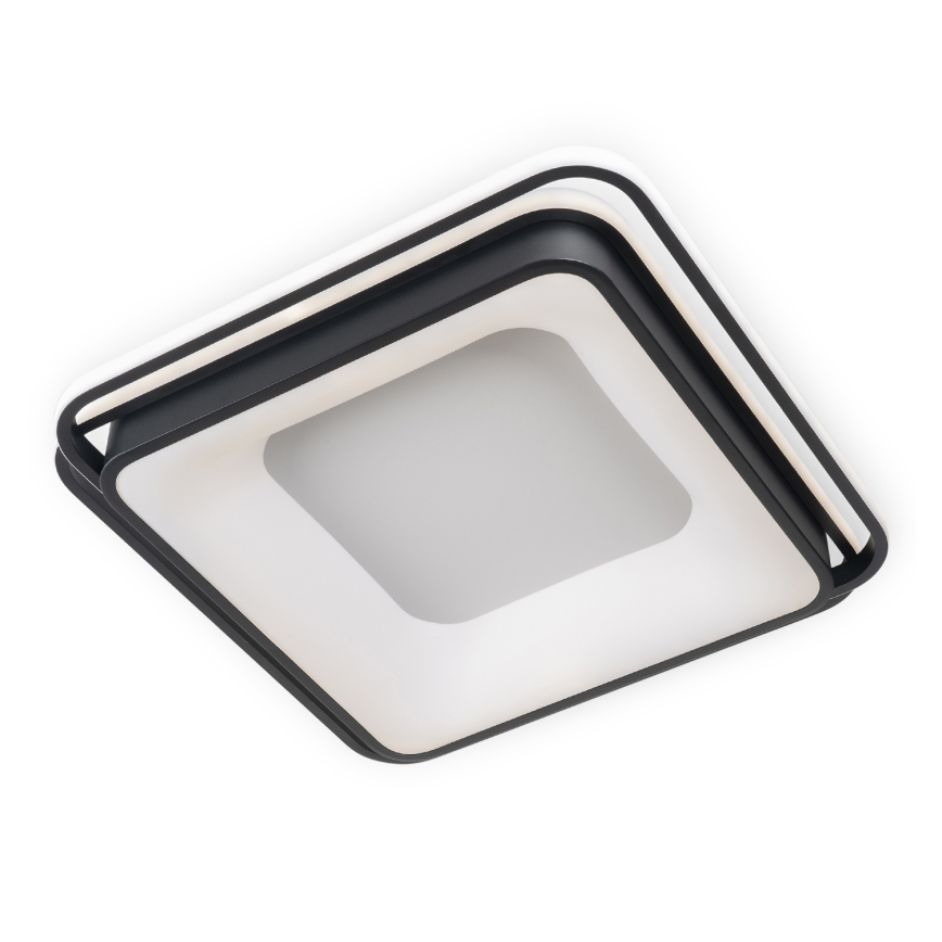 BRILAGI - LED Stmívatelné stropní svítidlo FLARE LED/102W/230V 3000-6000K 50x50 cm černá + dálkové ovládání