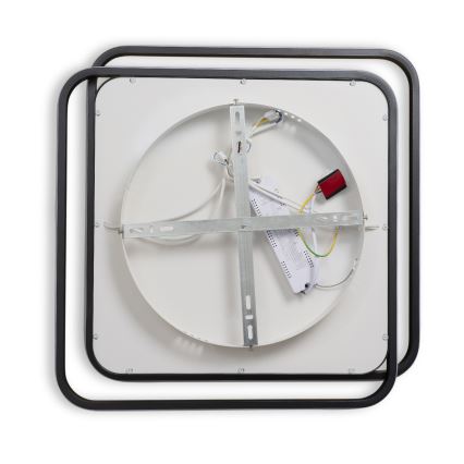 BRILAGI - LED Stmívatelné stropní svítidlo FLARE LED/102W/230V 3000-6000K 50x50 cm černá + dálkové ovládání