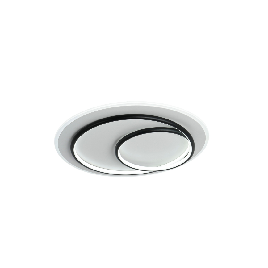 Brilagi - LED Stmívatelné stropní svítidlo FLARE LED/70W/230V 3000-6000K pr. 50 cm bílá/černá + dálkové ovládání