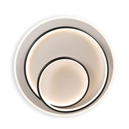 BRILAGI - LED Stmívatelné stropní svítidlo FLARE LED/70W/230V 3000-6000K pr. 50 cm bílá/černá + dálkové ovládání