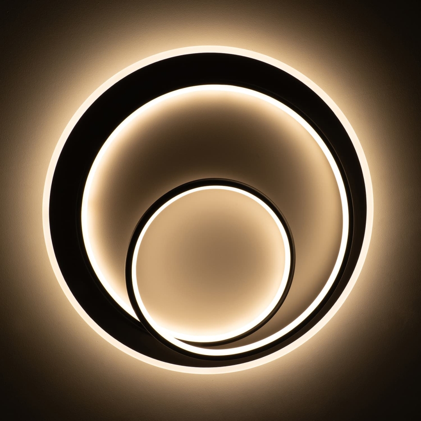 BRILAGI - LED Stmívatelné stropní svítidlo FLARE LED/70W/230V 3000-6000K pr. 50 cm bílá/černá + dálkové ovládání