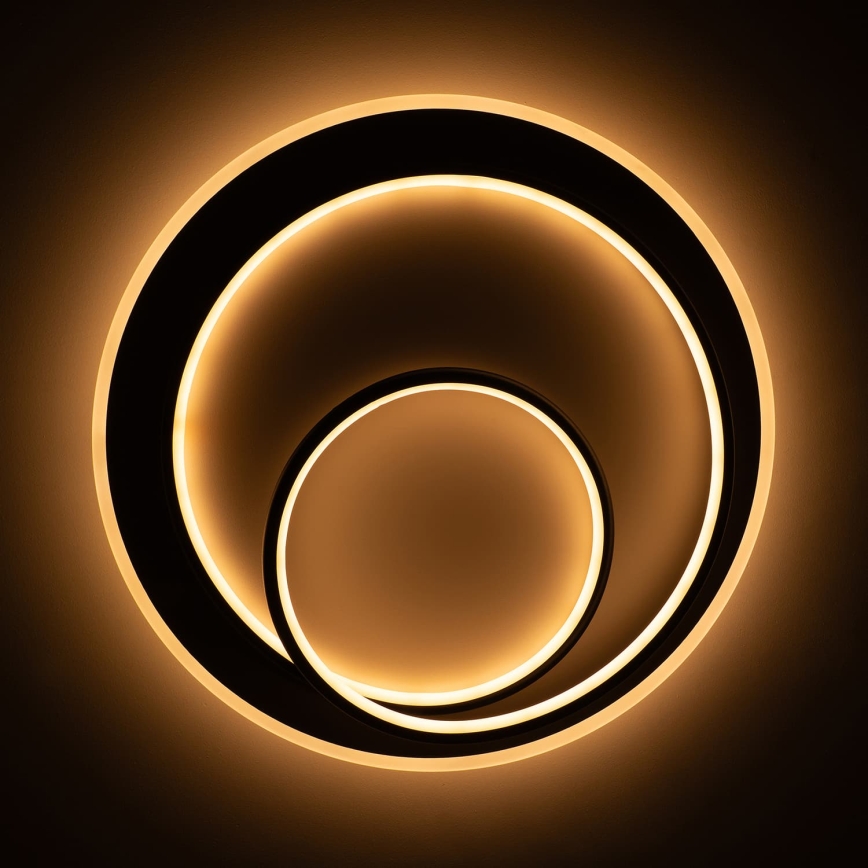 BRILAGI - LED Stmívatelné stropní svítidlo FLARE LED/70W/230V 3000-6000K pr. 50 cm bílá/černá + dálkové ovládání