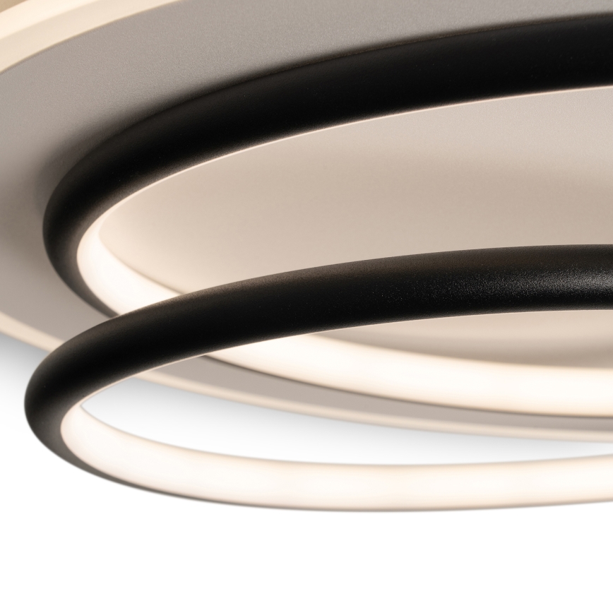 BRILAGI - LED Stmívatelné stropní svítidlo FLARE LED/70W/230V 3000-6000K pr. 50 cm bílá/černá + dálkové ovládání