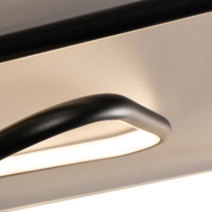 BRILAGI - LED Stmívatelné stropní svítidlo FLARE LED/81W/230V 3000-6000K 50x50 cm bílá/černá + dálkové ovládání