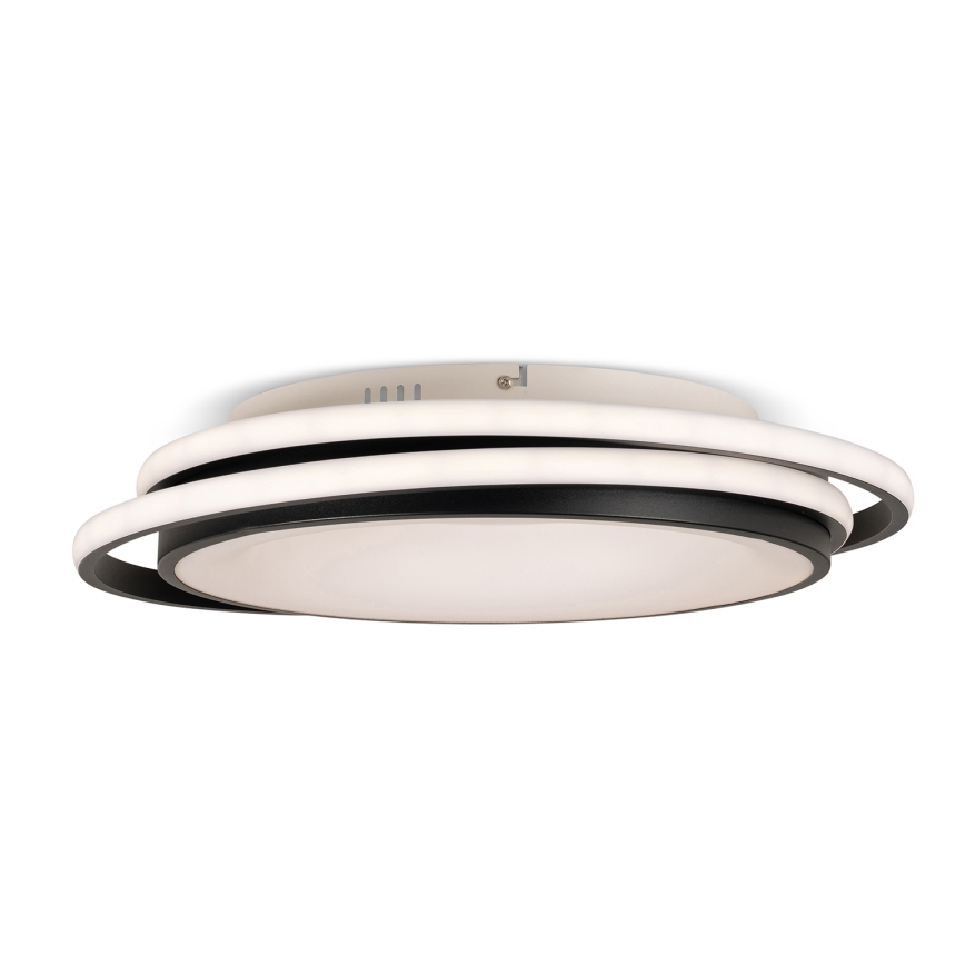 BRILAGI - LED Stmívatelné stropní svítidlo FLARE LED/84W/230V 3000-6000K 47x51 cm černá + dálkové ovládání