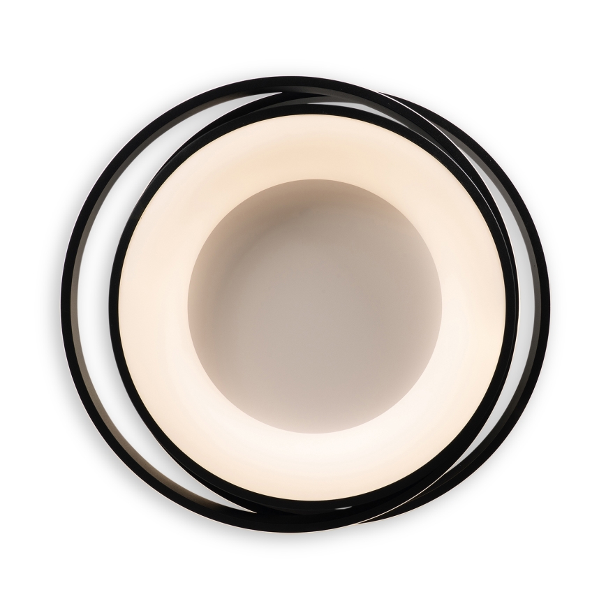 BRILAGI - LED Stmívatelné stropní svítidlo FLARE LED/84W/230V 3000-6000K 47x51 cm černá + dálkové ovládání