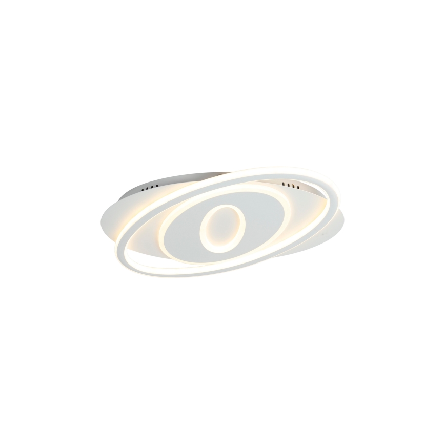 Brilagi - LED Stmívatelné stropní svítidlo IRIS LED/78W/230V 3000-6000K 37x49 cm bílá + dálkové ovládání