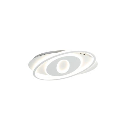 Brilagi - LED Stmívatelné stropní svítidlo IRIS LED/78W/230V 3000-6000K 37x49 cm bílá + dálkové ovládání