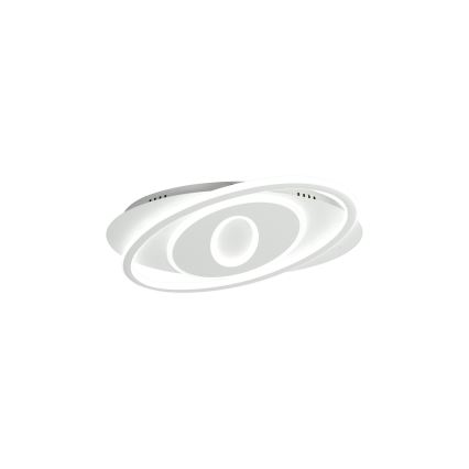 Brilagi - LED Stmívatelné stropní svítidlo IRIS LED/78W/230V 3000-6000K 37x49 cm bílá + dálkové ovládání