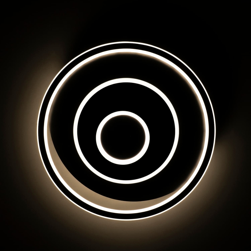 BRILAGI - LED Stmívatelné stropní svítidlo IRIS LED/83W/230V 3000-6000K 46x50 cm černá + dálkové ovládání