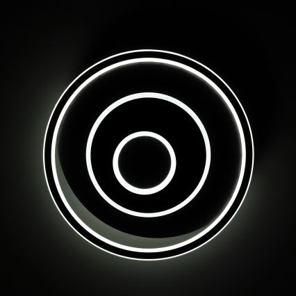 BRILAGI - LED Stmívatelné stropní svítidlo IRIS LED/83W/230V 3000-6000K 46x50 cm černá + dálkové ovládání