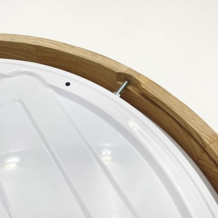 Brilagi - LED Stmívatelné stropní svítidlo MANAROLA SMART STARS LED/24W/230V 3000-6000K Wi-Fi Tuya Beacon pr. 41 cm dub + dálkové ovládání