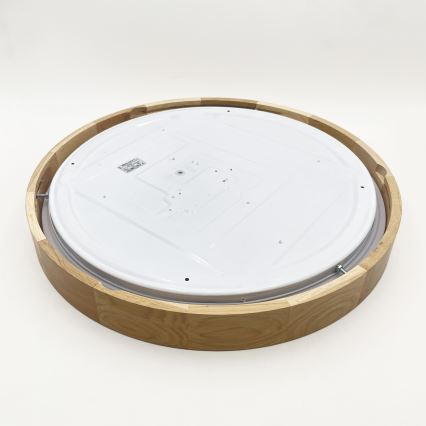 Brilagi - LED Stmívatelné stropní svítidlo MANAROLA SMART LED/36W/230V 3000-6000K Wi-Fi Tuya Beacon pr. 51 cm dub + dálkové ovládání