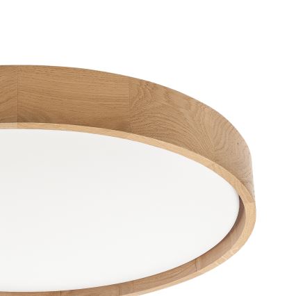 Brilagi - LED Stmívatelné stropní svítidlo MANAROLA SMART LED/36W/230V 3000-6000K Wi-Fi Tuya Beacon pr. 51 cm dub + dálkové ovládání