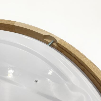 Brilagi - LED Stmívatelné stropní svítidlo MANAROLA SMART LED/36W/230V 3000-6000K Wi-Fi Tuya Beacon pr. 51 cm dub + dálkové ovládání