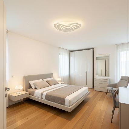 Brilagi - LED Stmívatelné stropní svítidlo MODERN MAXI LED/140W/230V 3000-6000K 74x75 cm + dálkové ovládání