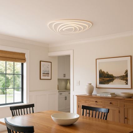 Brilagi - LED Stmívatelné stropní svítidlo MODERN MAXI LED/140W/230V 3000-6000K 74x75 cm + dálkové ovládání