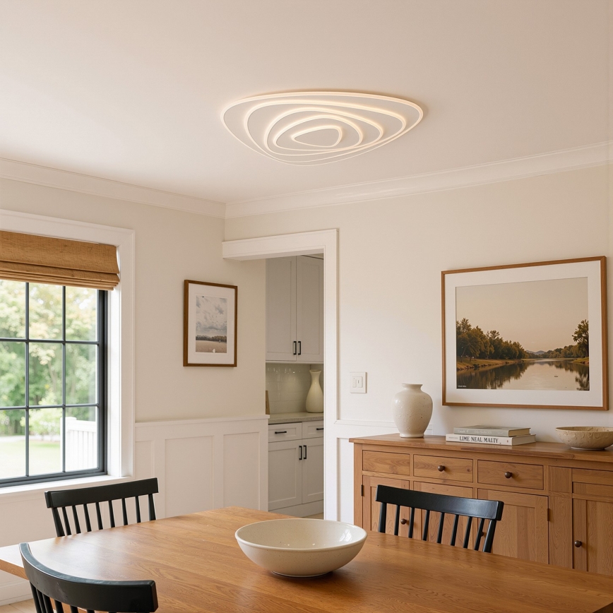 Brilagi - LED Stmívatelné stropní svítidlo MODERN MAXI LED/140W/230V 3000-6000K 74x75 cm + dálkové ovládání