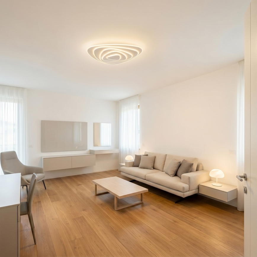 Brilagi - LED Stmívatelné stropní svítidlo MODERN MAXI LED/140W/230V 3000-6000K 74x75 cm + dálkové ovládání
