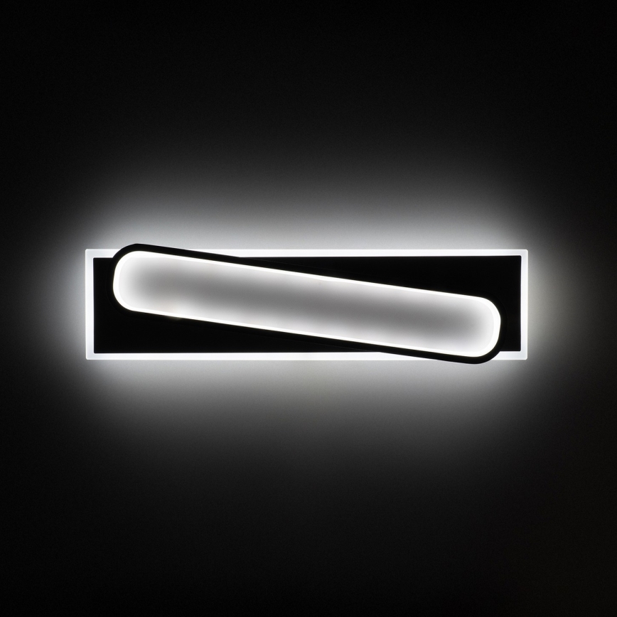 Brilagi - LED Stmívatelné stropní svítidlo OUTLINE LED/52W/230V 3000-6000K 15x60 cm bílá/černá + dálkové ovládání