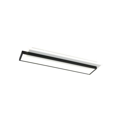 Brilagi - LED Stmívatelné stropní svítidlo OUTLINE LED/66W/230V 3000-6000K 15x60 cm bílá/černá + dálkové ovládání
