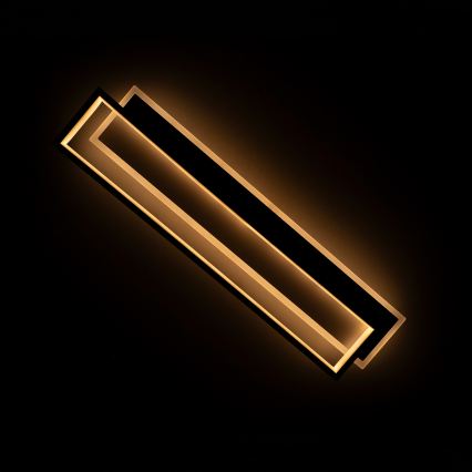 BRILAGI - LED Stmívatelné stropní svítidlo OUTLINE LED/66W/230V 3000-6000K 15x60 cm bílá/černá + dálkové ovládání