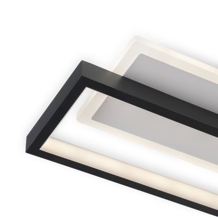 BRILAGI - LED Stmívatelné stropní svítidlo OUTLINE LED/66W/230V 3000-6000K 15x60 cm bílá/černá + dálkové ovládání