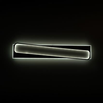 Brilagi - LED Stmívatelné stropní svítidlo OUTLINE LED/90W/230V 3000-6000K 18x100 cm bílá/černá + dálkové ovládání