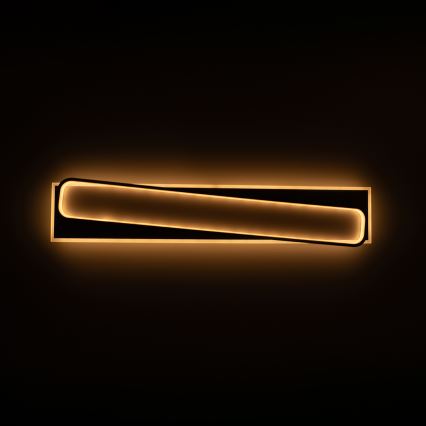 Brilagi - LED Stmívatelné stropní svítidlo OUTLINE LED/90W/230V 3000-6000K 18x100 cm bílá/černá + dálkové ovládání