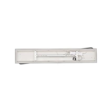 Brilagi - LED Stmívatelné stropní svítidlo OUTLINE LED/90W/230V 3000-6000K 18x100 cm bílá/černá + dálkové ovládání