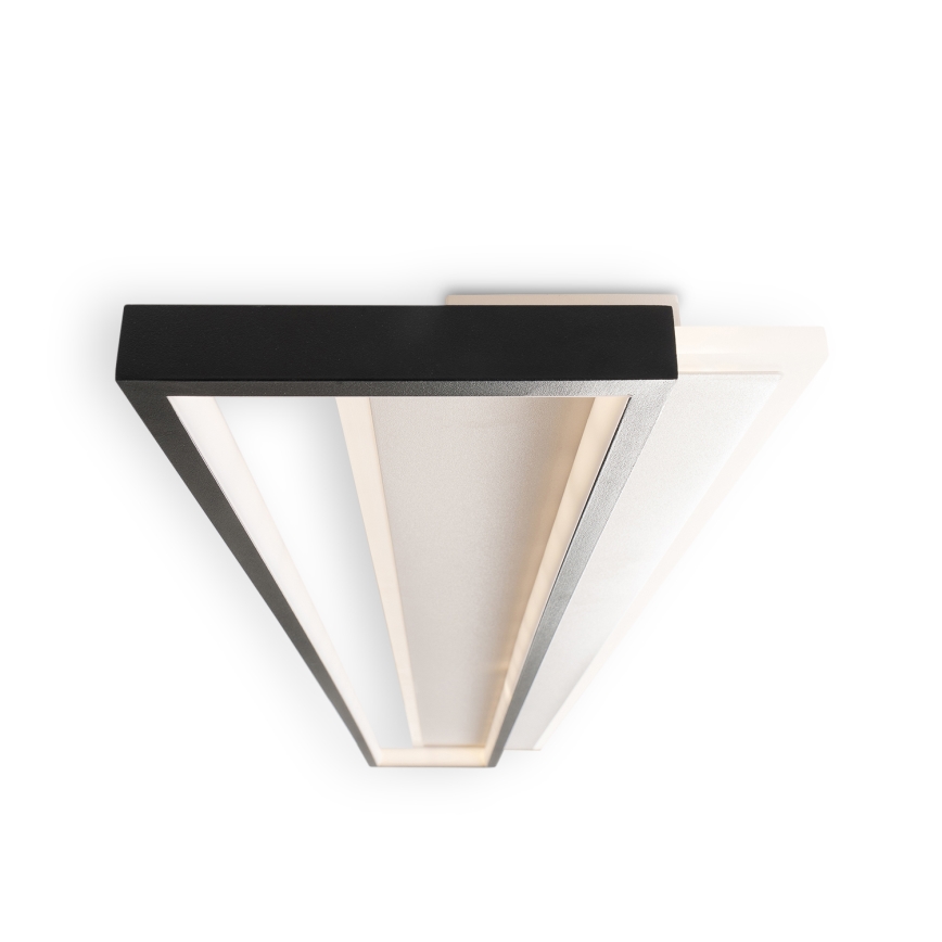 Brilagi - LED Stmívatelné stropní svítidlo OUTLINE LED/90W/230V 3000-6000K 18x100 cm bílá/černá + dálkové ovládání