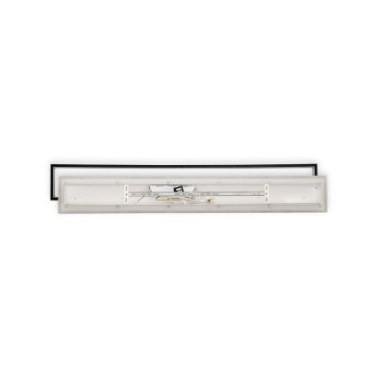 Brilagi - LED Stmívatelné stropní svítidlo OUTLINE LED/90W/230V 3000-6000K 18x100 cm bílá/černá + dálkové ovládání