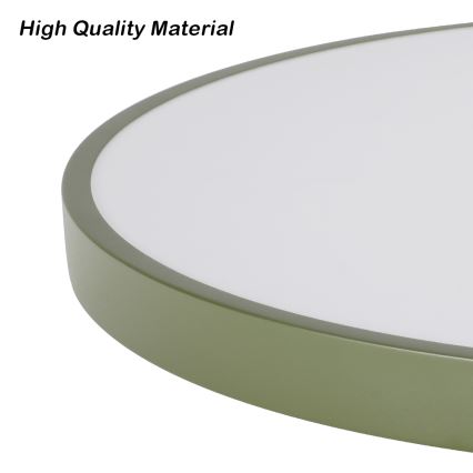 Brilagi - LED Stmívatelné stropní svítidlo POOL LED/36W/230V 3000-6000K pr. 30 cm zelená + dálkové ovládání