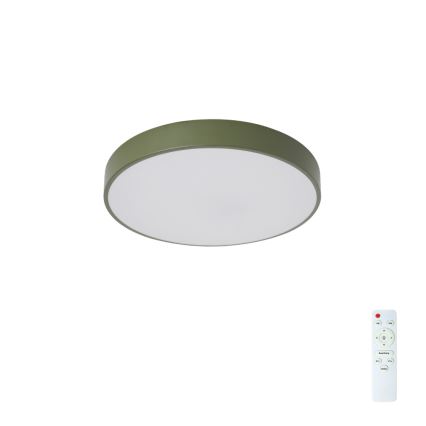 Brilagi - LED Stmívatelné stropní svítidlo POOL LED/36W/230V 3000-6000K pr. 30 cm zelená + dálkové ovládání