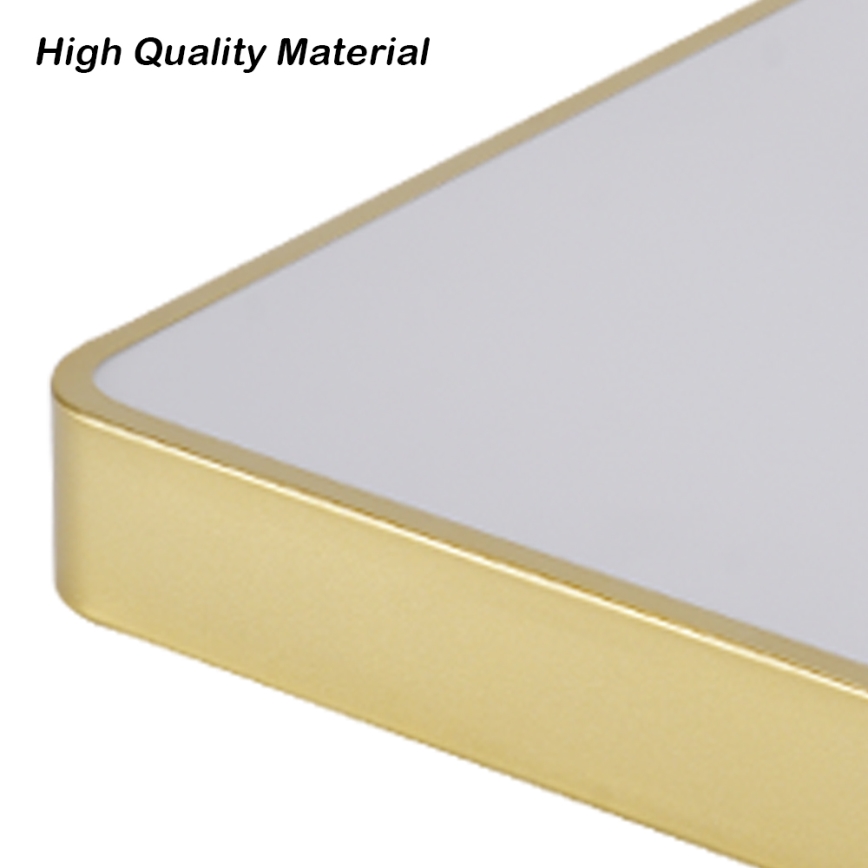 Brilagi - LED Stmívatelné stropní svítidlo POOL LED/36W/230V 3000-6000K 40x40 cm zlatá + dálkové ovládání