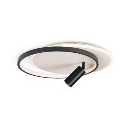 Brilagi - LED Stmívatelné stropní svítidlo UNITY LED/48W/230V + 1xGU10/3W 3000-6000K 39x45 cm bílá/černá + dálkové ovládání