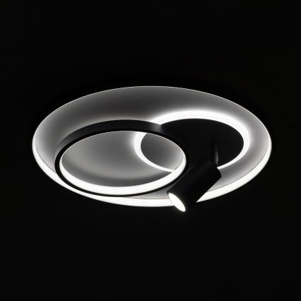 Brilagi - LED Stmívatelné stropní svítidlo UNITY LED/60W/230V + 1xGU10/3W 3000-6000K pr. 50 cm bílá/černá + dálkové ovládání
