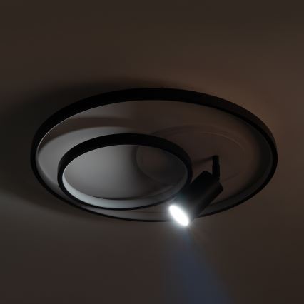 Brilagi - LED Stmívatelné stropní svítidlo UNITY LED/60W/230V + 1xGU10/3W 3000-6000K pr. 50 cm bílá/černá + dálkové ovládání
