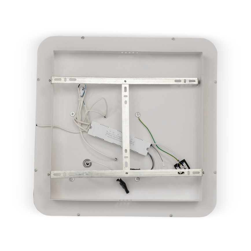 Brilagi - LED Stmívatelné stropní svítidlo UNITY LED/75W/230V + 1xGU10/3W 3000-6000K 50x50 cm bílá/černá + dálkové ovládání