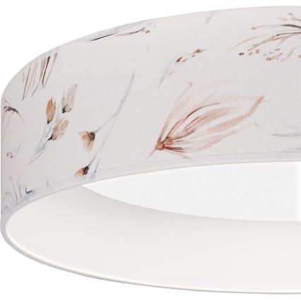 Brilagi - LED Stmívatelné stropní svítidlo VELVET SMARTIX STARS LED/24W/230V 3000-6000K pr. 45 cm bílá/květiny Wi-Fi Tuya Beacon + dálkové ovládání